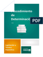 Procedimiento de Determinacion de Oficio