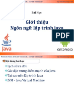 01.Bài Học-Giới thiệu ngôn ngữ lập trình java