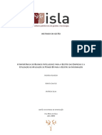 Business Intelligence - GSI - Andreia - Marta - Patricia