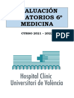 Evaluación Rotatorios 6º Medicina Clínico PDF