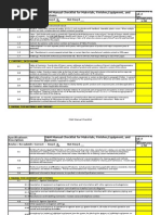 CX OM Manual Checklist