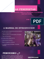 Presentación, Teologias Feministas Brenda García