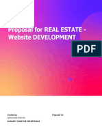 Real Estate Web Design Proposal