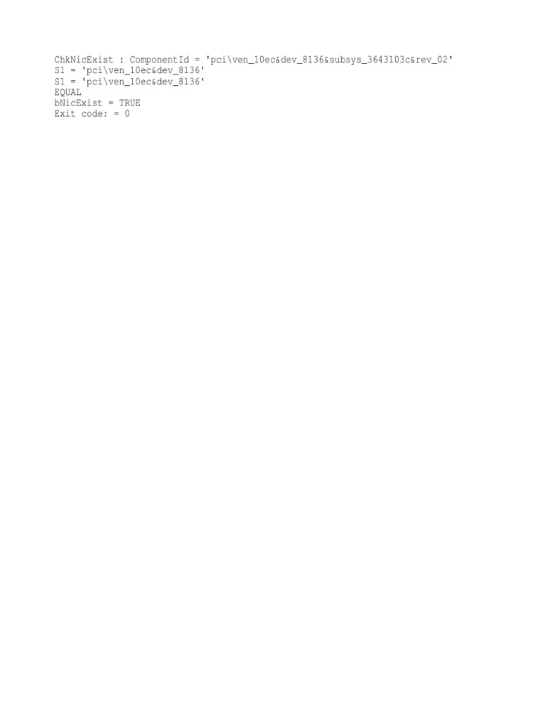 Install Log | PDF