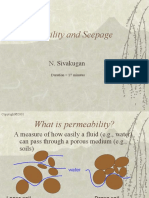 Permeability and Seepage: N. Sivakugan