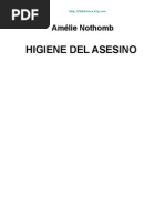 Nothomb Amelie Higiene Del Asesino