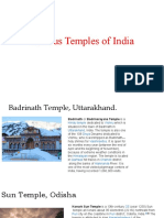 Famous Temples of India