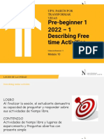 Pre Beginner 1 - Diana Lozano - PPT Semana 11