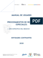 Manual de Usuario Giro Específico de Negocio