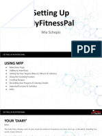 Setting Up Myfitnesspal: Mia Schepis