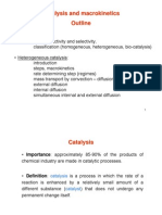 Outline Catalysis and Macrokinetics