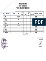 Kartu Inventaris LSP