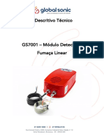 GS7001 Modulo Detector de Fumaca Linear