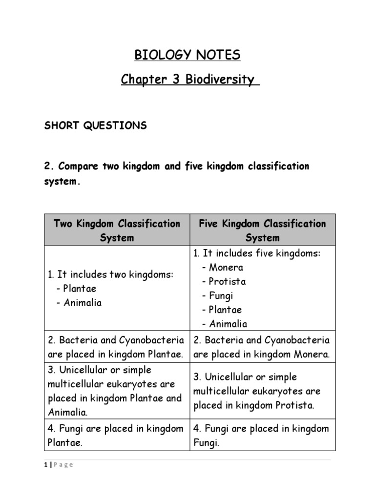 Biology Chapter 3 | PDF | Deforestation | Plants