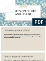 How To Expressing Like and Dislike