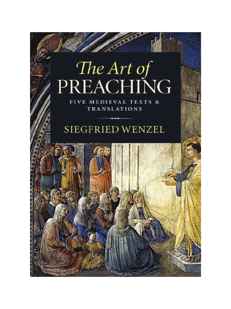 med sig Exert Lade være med Siegfried Wenzel - The Art of Preaching - Five Medieval Texts and  Translations-The Catholic University of America Press (2013) | PDF |  Textual Criticism | Sermon