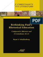 Rethinking Paul's Rhetorical Education: Early Christianity and Its Literature