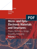 Micro- And Opto-Electronic Materials and Structures_ Physics, Mechanics, Design, Reliability, Packaging_ Volume 1 Materials Physics Materials ... Physical Design Reliability and Packaging ( PDFDrive )