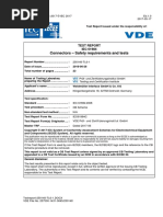 Connectors - Safety Requirements and Tests: Test Report IEC 61984