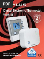 Salus RT300 Manual 005 LR | PDF | Thermostat | Switch