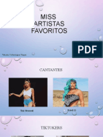 Miss Artistas Favoritos