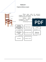 Projeto de layout de fábrica para cadeira
