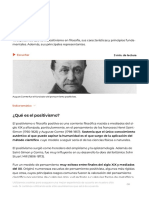 Positivismo - Concepto, Características, Principios y Autores