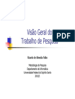 Visao Geral Do Trabalho de Pesquisa