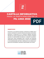 Cartilla Informativa Participación FILLIMA2022