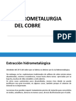 Unidad 2 - Cobre 5º Parte Hidrometalurgia