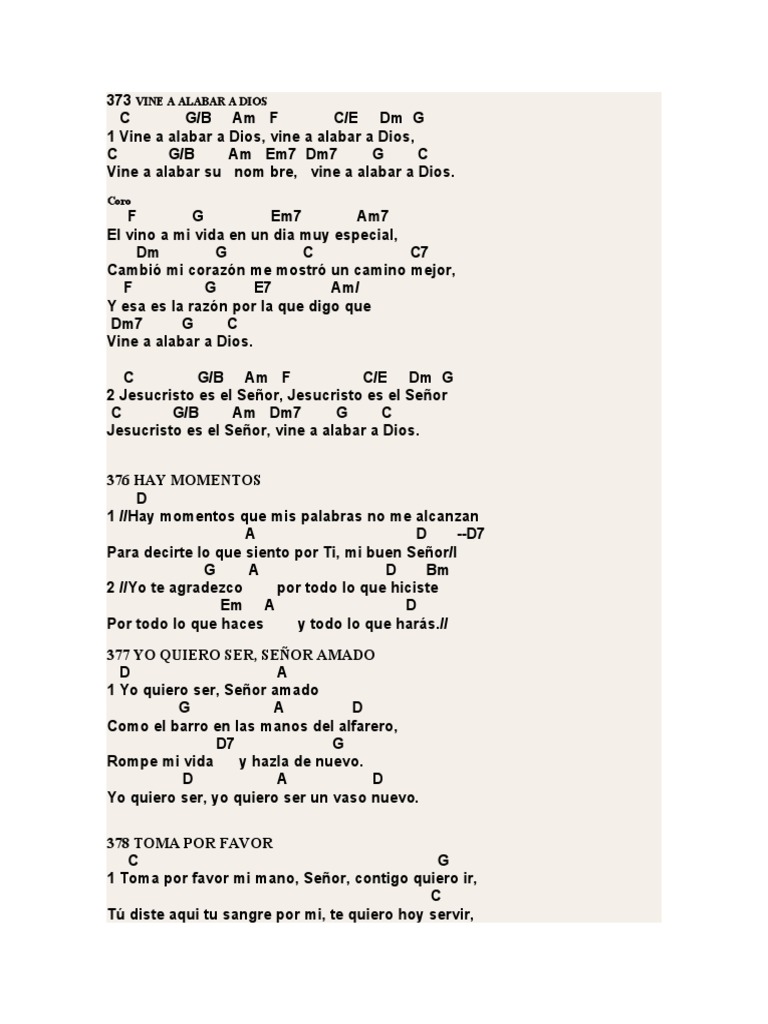 2 Cancionero Cristiano Con Acordes | PDF | Cristo (título) | Oración, image size:768x1024