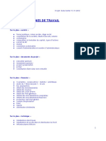 Liste Des Domaines de Travail 13.11.2012