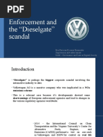 Enforcement and The "Dieselgate" Scandal