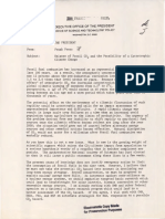 Memorandum To United States of America President James "Jimmy" Carter, Dated 7 July 1977
