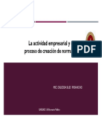 TEMA 3 Actividad Empresarial y El Proceso de Creacion de Normas