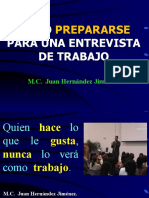 Como Prepararse Para Una Entrevista de Trabajo