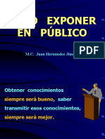 Cómo Exponer en Público