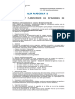 GUIA ACADEMICA 13 - Objetivos y Planificación en La Innovación