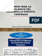 Norma para La Vigilancia Del Desarrollo Infantil Temprano