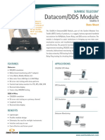 Datacom/DDS Module: Sunrise Telecom