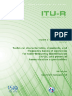 Características Técnicas, Normas y Bandas de Frecuencia de Funcionamiento de Los Dispositivos de Identificación Por Radiofrecuencia (RFID) y Posibilidades de Armonización