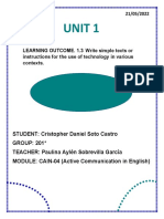 Señalamientos en Ingles