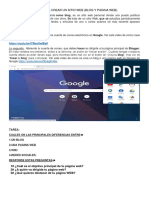 Pasos Para Crear Un Sitio Web EN BLOGGER