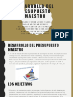 Desarrollo Del Presupuesto Maestro