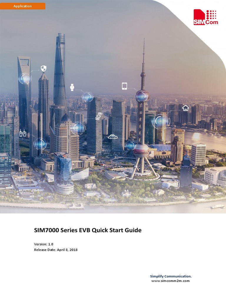 SIM7000 Series EVB Quick Start Guide | PDF | Usb | Computing