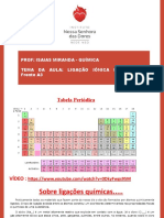 1 Ano - InSD - FA3 - Ligações Iônicas e Metálicas