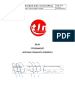 PR-15 Procedimiento Gestion y Prevencion de Riesgos V1.0