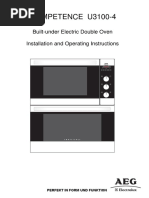 Oven manual Competence u3100-4M