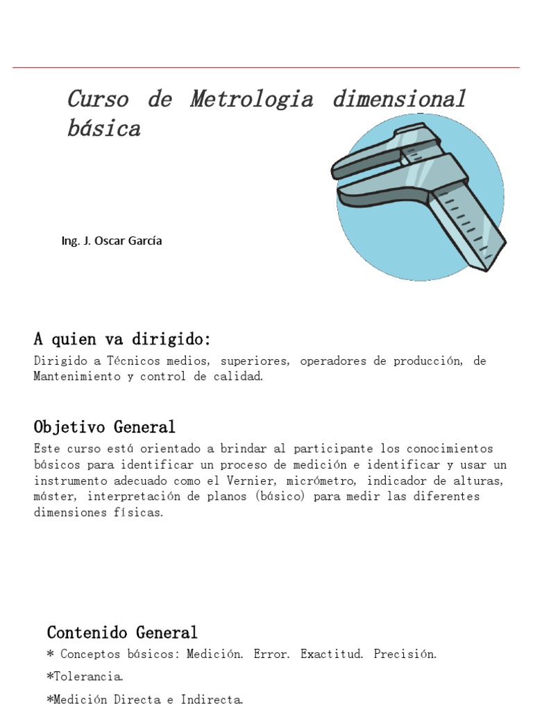 Dimensional Metrology Fundamentals An Introduction to Basic