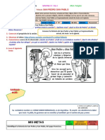 Jueves 30 de Junio Religión SEMANA 15